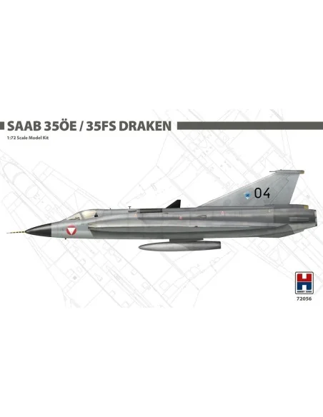 Saab 35ÖE/35FS Draken, 1/72 - Hobby 2000 72056
