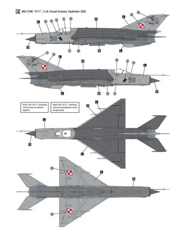 MiG-21MF Polish Air Force, 1/32 - Hobby 2000 H2K32019