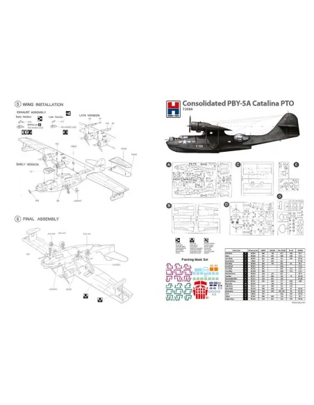 Consolidated PBY-5A Catalina PTO, 1/72 - Hobby 2000 72066