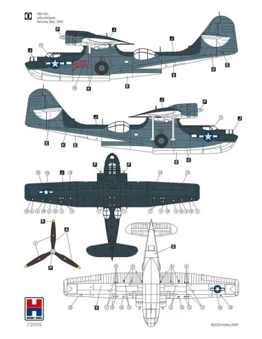 Consolidated PBY-5A Catalina ETO, 1/72 - Hobby 2000 72065