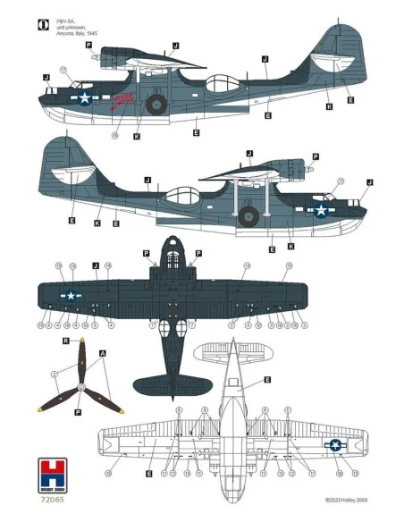 Consolidated PBY-5A Catalina ETO, 1/72 - Hobby 2000 72065