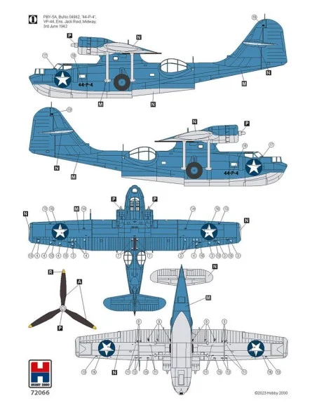 Consolidated PBY-5A Catalina PTO, 1/72 - Hobby 2000 72066