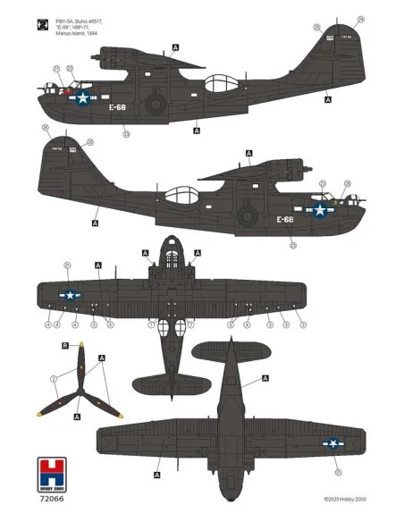 Consolidated PBY-5A Catalina PTO, 1/72 - Hobby 2000 72066
