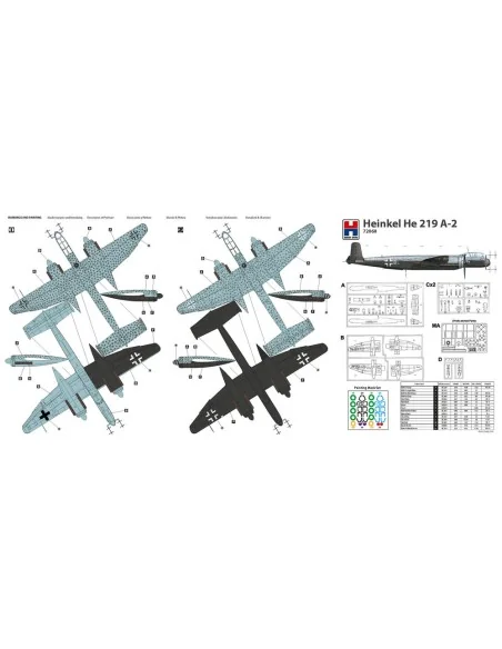 Heinkel He 219 A-2, 1/72 - Hobby 2000 72068