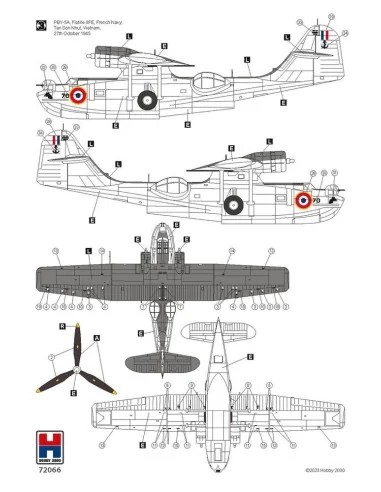 Consolidated PBY-5A Catalina PTO, 1/72 - Hobby 2000 72066