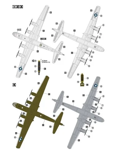 B-29 Superfortress, 1/72 - Hobby 2000 72070