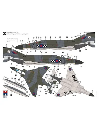 F-4K Phantom FG.1 Late vol.2, 1/72 - Hobby 2000 H2K72082