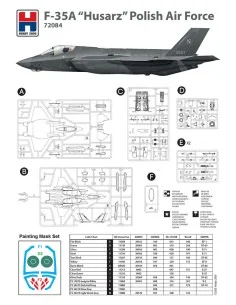 F-35A Husarz Polish Air Force, 1/72 - Hobby 2000 H2K72084 2