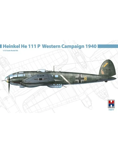 Heinkel He 111 P Western Campaign 1940, 1/72 - Hobby 2000 72077