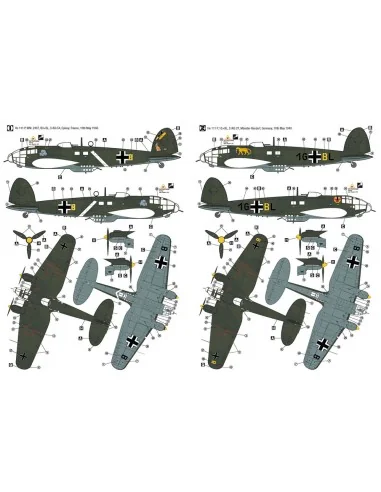 Heinkel He 111 P Western Campaign 1940, 1/72 - Hobby 2000 72077