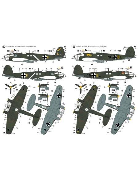 Heinkel He 111 P Western Campaign 1940, 1/72 - Hobby 2000 72077