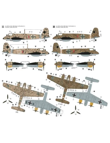 [NO_DESC] Henschel Hs 129 B-2 North Africa, 1/48 - Hobby 2000 48012