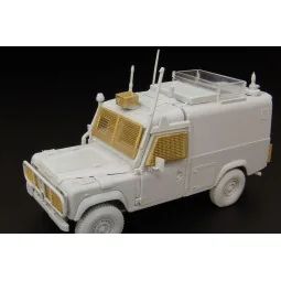 Land Rover Snatch grills-mesh, 1/48 - Hauler HLX48335