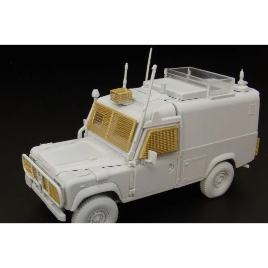 Land Rover Snatch grills-mesh, 1/48 - Hauler HLX48335
