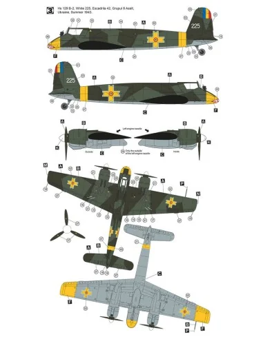 Henschel Hs 129 B-2 Eastern Front, 1/48 - Hobby 2000 48011