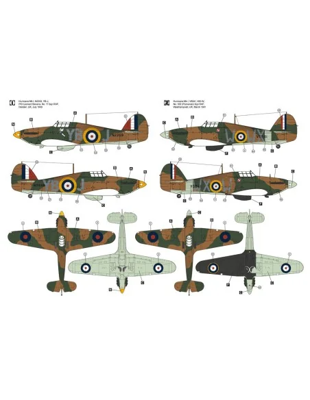 Hawker Hurricane Mk.IA, 1/48 - Hobby 2000 48013