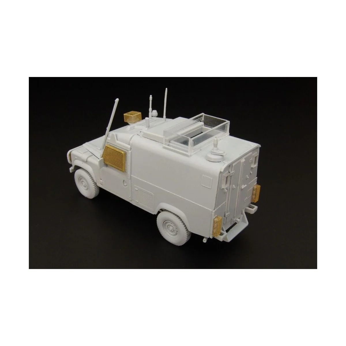 Land Rover Snatch grills-mesh, 1/48 - Hauler HLX48335