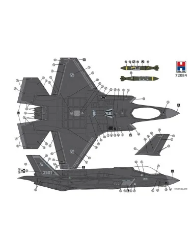 [NO_DESC] F-35A Husarz Polish Air Force, 1/72 - Hobby 2000 H2K72084
