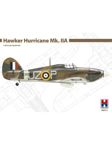 Hawker Hurricane Mk.IIA, 1/48 - Hobby 2000 48015