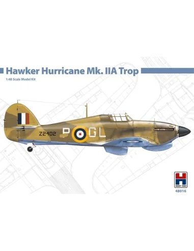 Hawker Hurricane Mk.IIA Trop, 1/48 - Hobby 2000 48016