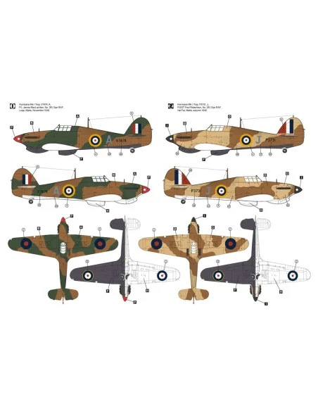 [NO_DESC] Hawker Hurricane Mk.IA Trop, 1/48 - Hobby 2000 48014