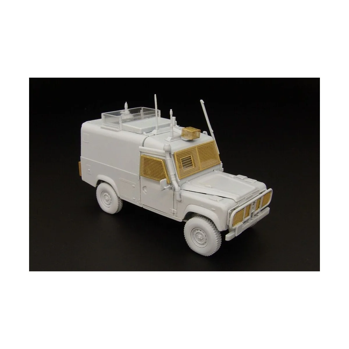 Land Rover Snatch grills-mesh, 1/48 - Hauler HLX48335
