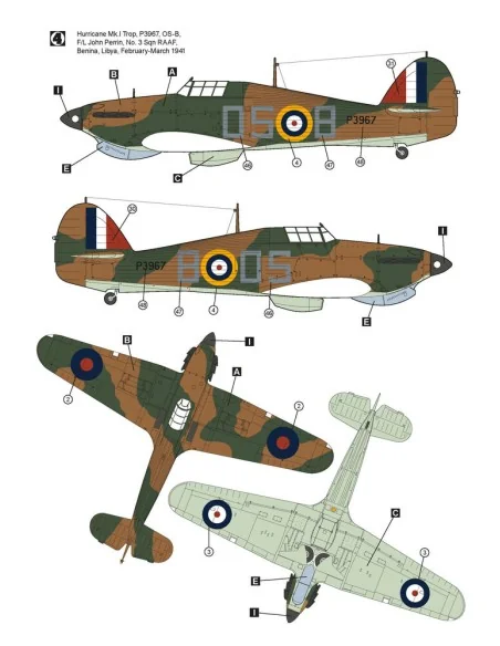 Hawker Hurricane Mk.IA Trop, 1/48 - Hobby 2000 48014