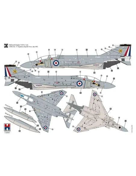 F-4K Phantom FG.1 Late vol.1, 1/72 - Hobby 2000 H2K72081