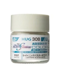 Mr Hobby -Gunze AQUEOUS GUNDAM COLOR (10ml) LIGHTNING BUSTER WHITE ...