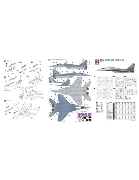 MiG-29 Polish Air Force, 1/48 - Hobby 2000 48023