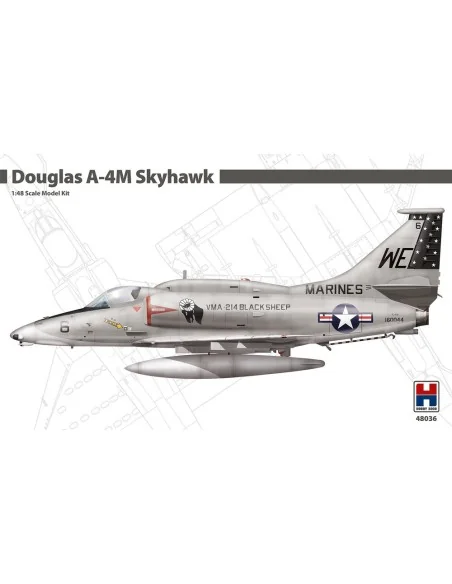 [NO_DESC] Douglas A-4M Skyhawk, 1/48 - Hobby 2000 48036
