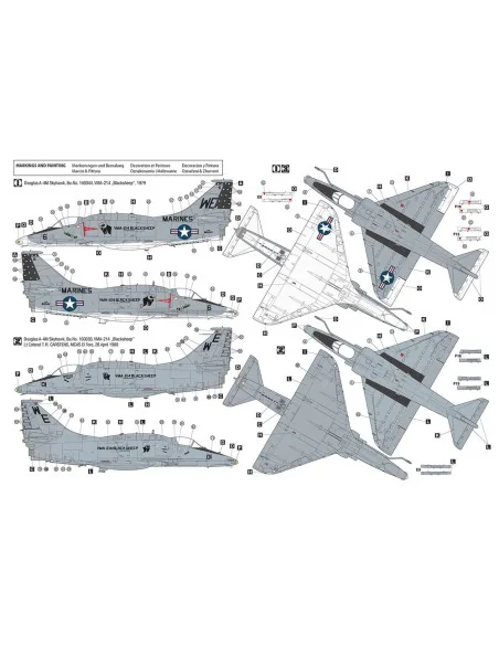 Douglas A-4M Skyhawk, 1/48 - Hobby 2000 48036