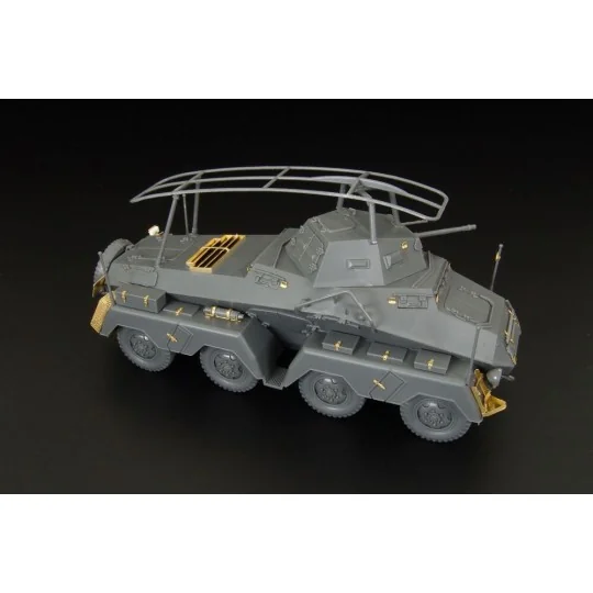 Sd Kfz 232 Ger Armored Car-basic (Tamiya), 1/48 - Hauler HLX48336
