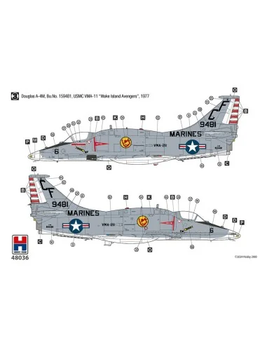 [NO_DESC] Douglas A-4M Skyhawk, 1/48 - Hobby 2000 48036