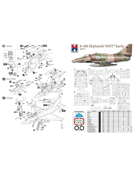 Douglas A-4N Skyhawk AYIT Early, 1/48 - Hobby 2000 H2K48039
