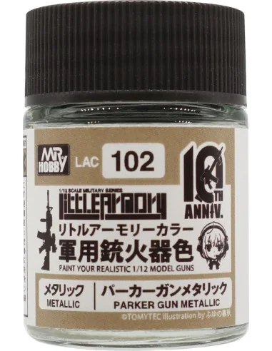 Mr Hobby -Gunze Little Armory Color (18ml) 10th Anniv. PARKER GUN M...