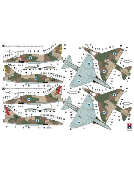 Douglas A-4N Skyhawk AYIT Early, 1/48 - Hobby 2000 H2K48039