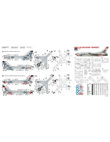 [NO_DESC] F-8E Crusader "Marines, 1/48 - Hobby 2000 48021