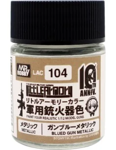 Mr Hobby -Gunze Little Armory Color (18ml) 10th Anniv. BLUED GUN ME...