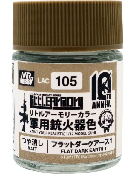 Mr Hobby -Gunze Little Armory Color (18ml) 10th Anniv FLAT DARK EAR...