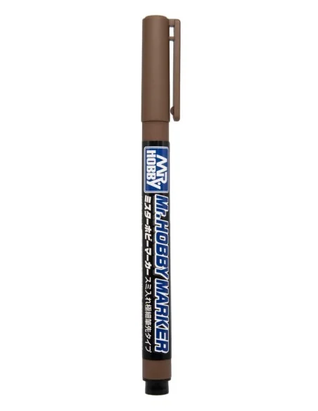 Mr Hobby -Gunze Mr. Hobby Marker Super Fine Tip Brush Pen Brown - M...