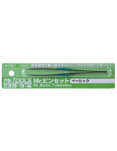 Mr Hobby -Gunze Mr. Basic Tweezers - Mr Hobby - Gunze MT-201
