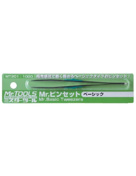 Mr Hobby -Gunze Mr. Basic Tweezers - Mr Hobby - Gunze MT-201