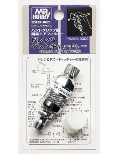 Mr Hobby -Gunze Drain & Dust Chatcher for Airbrush - Mr Hobby - Gun...