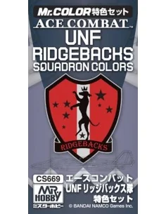 Mr Hobby -Gunze Ace Combat UNF Ridgebacks Squadron Colors - Mr Hobb...