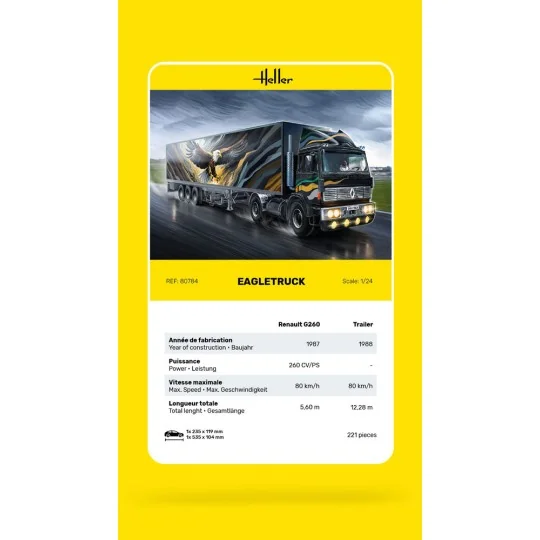 Eagletruck, 1/24 - Heller 80784 Eagletruck, 1/24 - Heller 80784