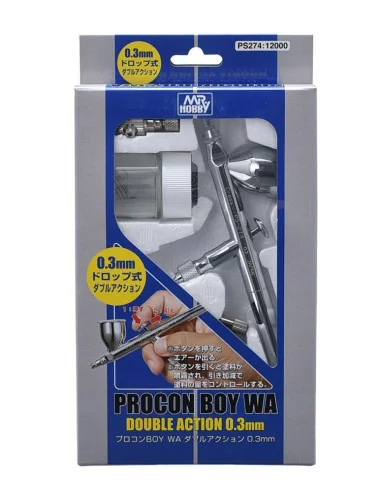 Mr Hobby -Gunze Mr. Procon Boy Double Action (0.3mm) - Mr Hobby - G...