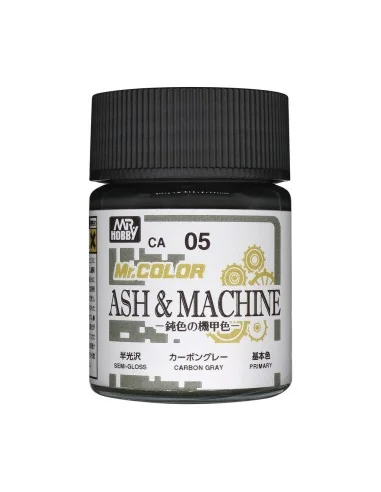 Mr. Color (18 ml) Ash & Machine Carbon Gray - Mr Hobby - Gunze CA-05