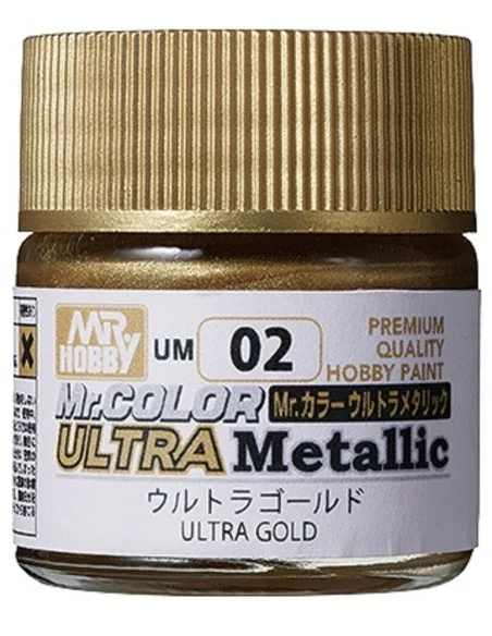 Mr Hobby -Gunze Mr. Color Ultra Metallic (10 ml) Ultra Gold - Mr Ho...