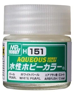 Mr Hobby -Gunze Aqueous Hobby Colors (10 ml) White Pearl - Mr Hobby...